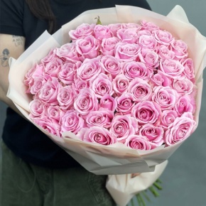 Букет из 55 роз Аваланж (60 см) в Мытищах