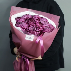 Букет "Мамочка" из хризантем Бигоуди в Мытищах