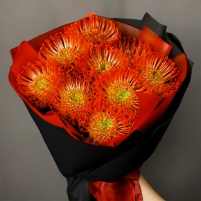 Букет из 9 лейко в Мытищах