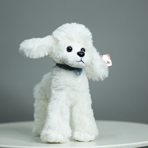 Плюшевый пудель белый (25 см) в Мытищах