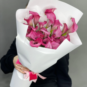 Монобукет из 21 каллы в Мытищах