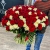 Букет 151 роза красный и белый микс (60 см) в Мытищах Букет 151 роза красный и белый микс (60 см) в Мытищах