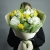 Букет "Фисташка" из роз, хризантем и маттиол в Мытищах