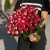 Букет из 51 рубиновой розы (50 см) в Мытищах Букет из 51 рубиновой розы (50 см) в Мытищах
