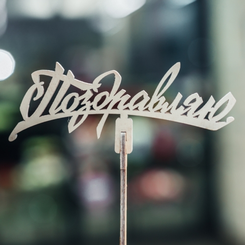 Топпер Поздравляю в Мытищах