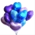 Сердце сиреневое фольгированный шар с гелием (45 см) в Мытищах