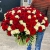 Букет 151 роза красный и белый микс (60 см) в Мытищах Букет 151 роза красный и белый микс (60 см) в Мытищах